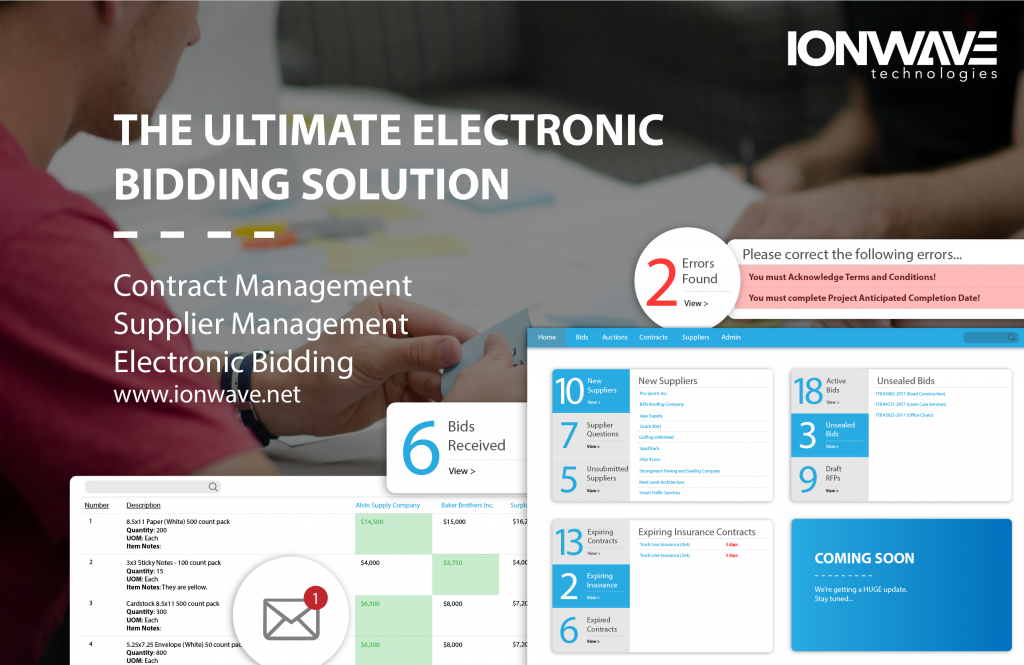 Electronic Bidding Software & Sourcing Software for Public Ion Wave